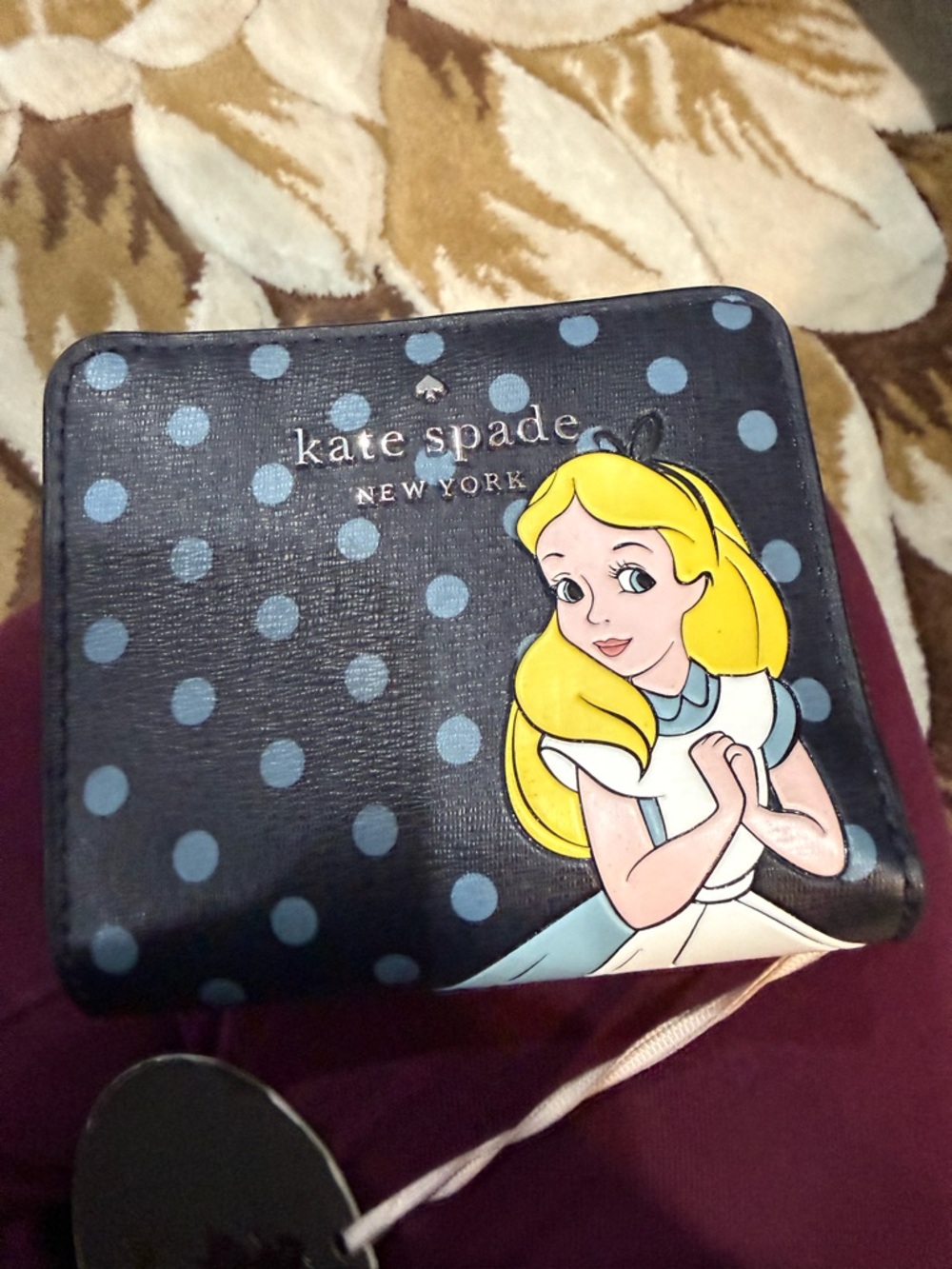 Disney x Kate Spade New York Alice in Wonderland reversible tote bag wallet - Picture 4 of 12